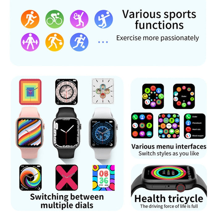 T900 PRO MAX Smartwatch, stylish, original smartwatch Support Heart Rate / Blood Pressure / Oxygen / Multiple Sports Modes