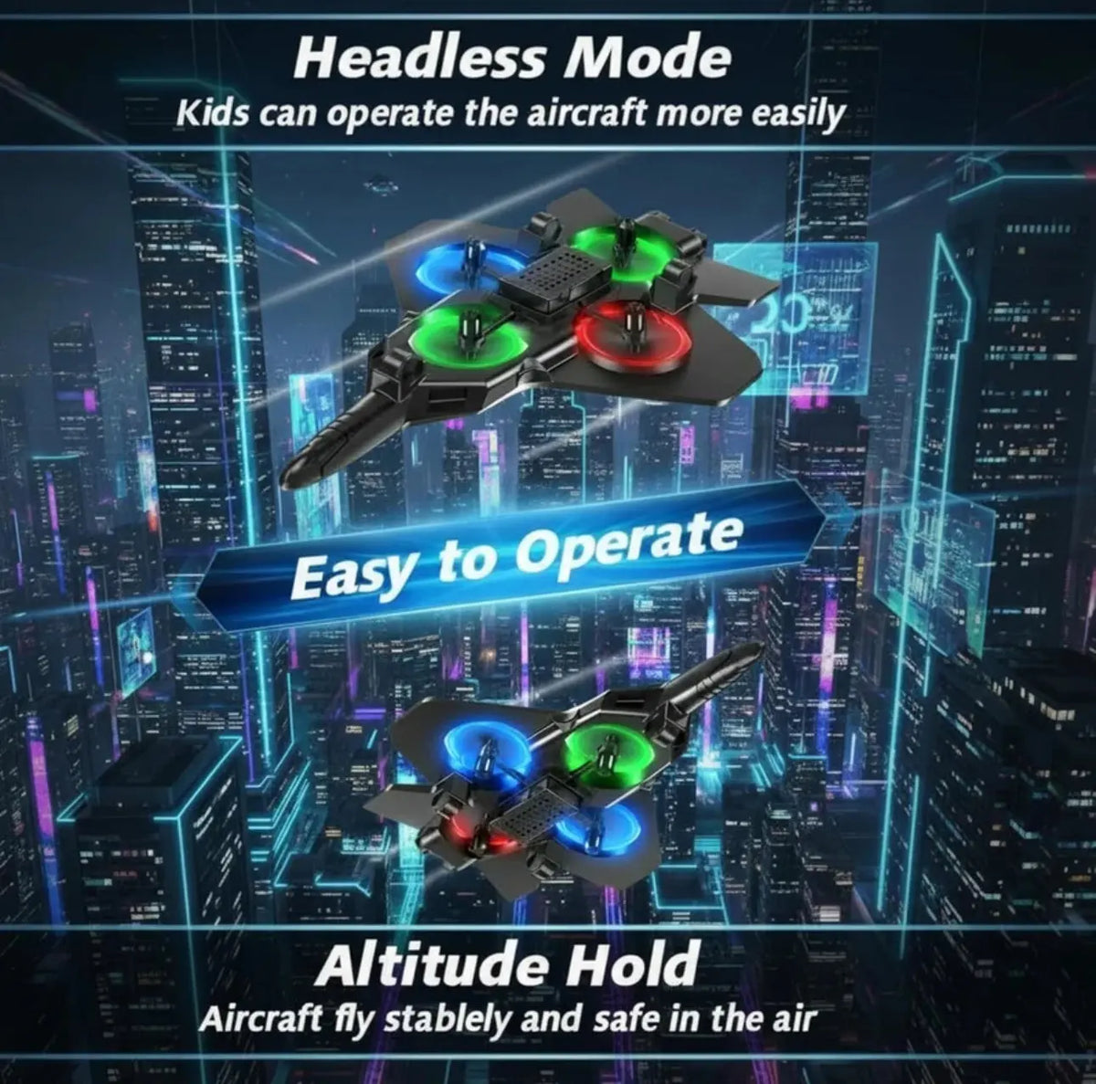 RC Fighter Drone for kids with Remote control Prelium.in