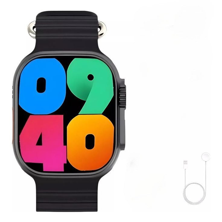 W9 Ultra Stylish Smartwatch for Men & Women | Original Bluetooth Watch with Voice Call & Wireless Charging