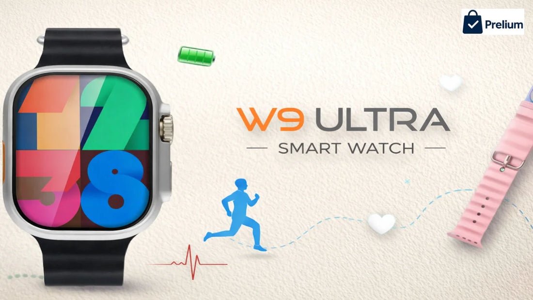 W9 Ultra Smart Watch: Design, Battery, and Health Tracking