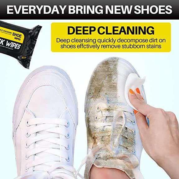 Shoe cleaning wipes for quick polish