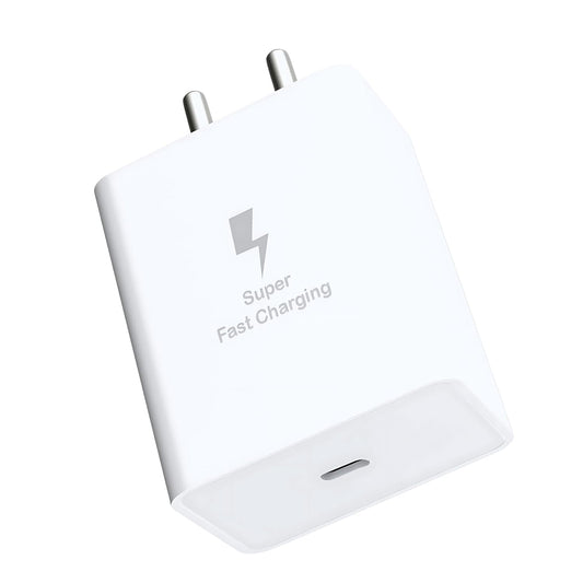 Samsung 25W USB-C Power Adapter | Super Fast Charging | Original Mobile Charger | Travel-Friendly & Energy Efficient