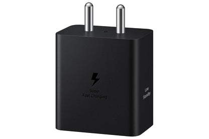Original Samsung 45W Super Fast Charger with USB-C Cable (5A/1.8M) – Type-C Travel Adapter,