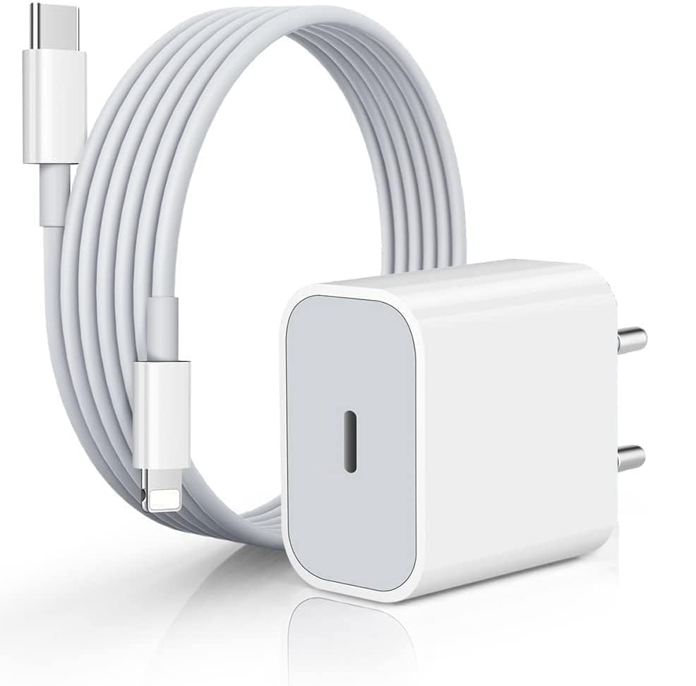 Apple 20W USB-C Power Adapter | Original iPhone Fast Charger | Super Fast Charging | Compact & Travel-Friendly
