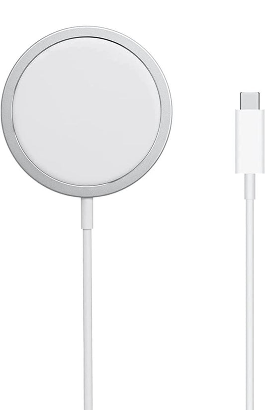 Magnetic Wireless Charging Pad – USB-C Fast Charger (MagSafe Compatible)