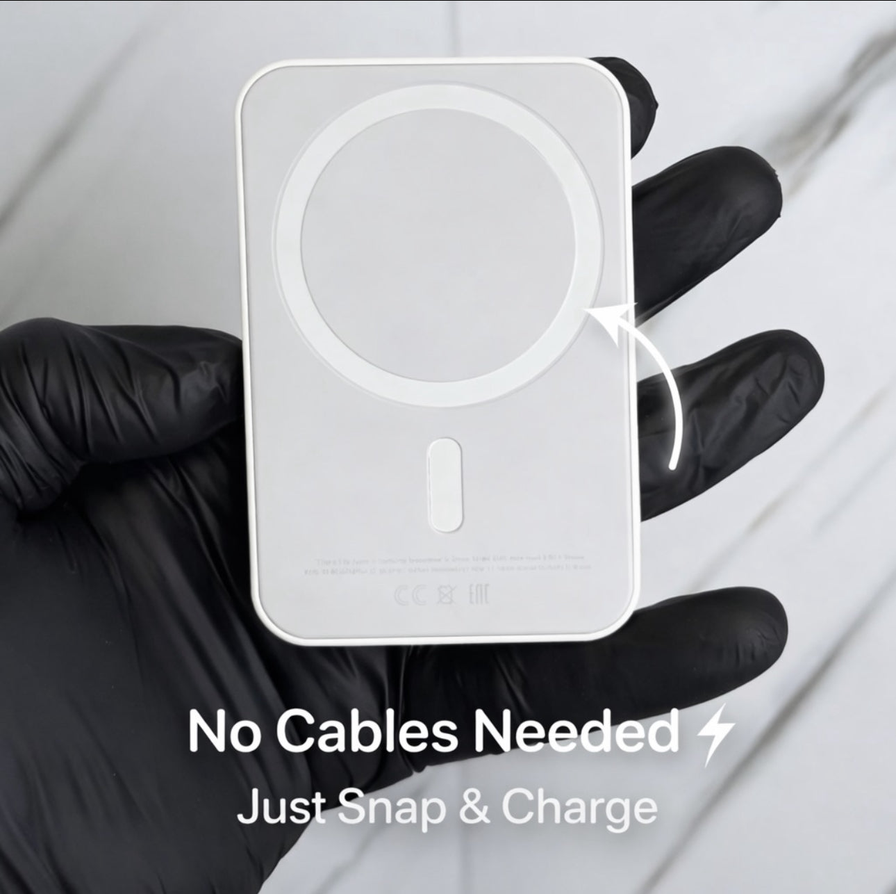 MagSafe Wireless Power Bank 5000mAh | 15W Fast Charging Portable Charger