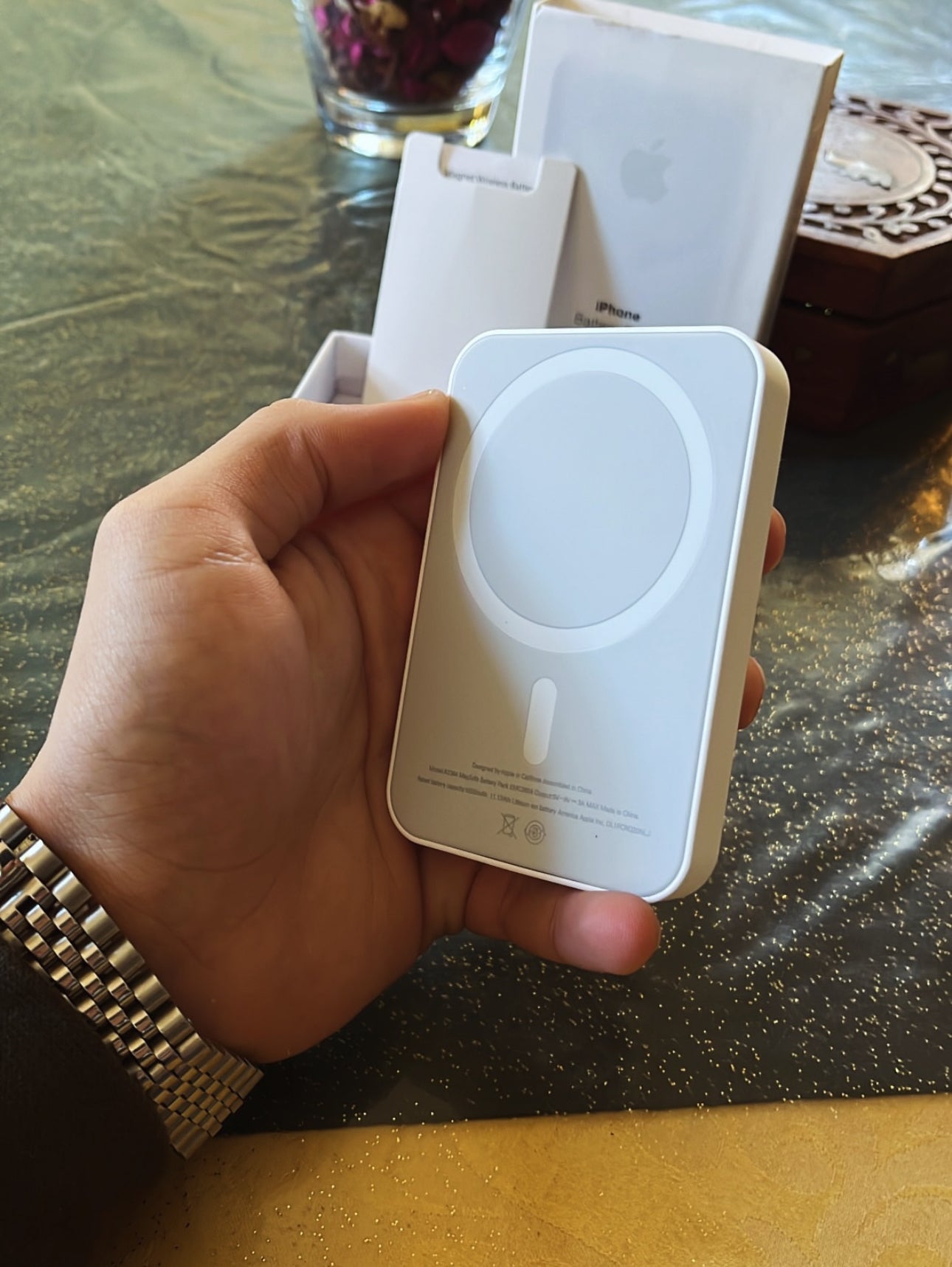 MagSafe Wireless Power Bank 5000mAh | 15W Fast Charging Portable Charger