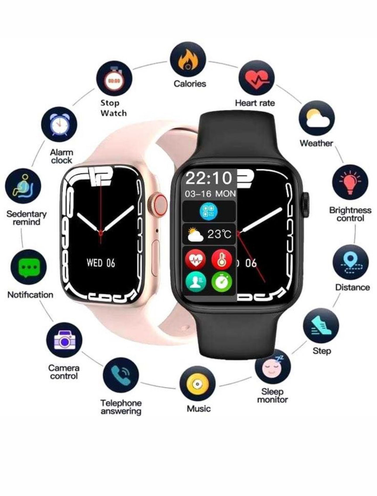 T900 PRO MAX Smartwatch, stylish, original smartwatch  Support Heart Rate / Blood Pressure / Oxygen / Multiple Sports Modes 