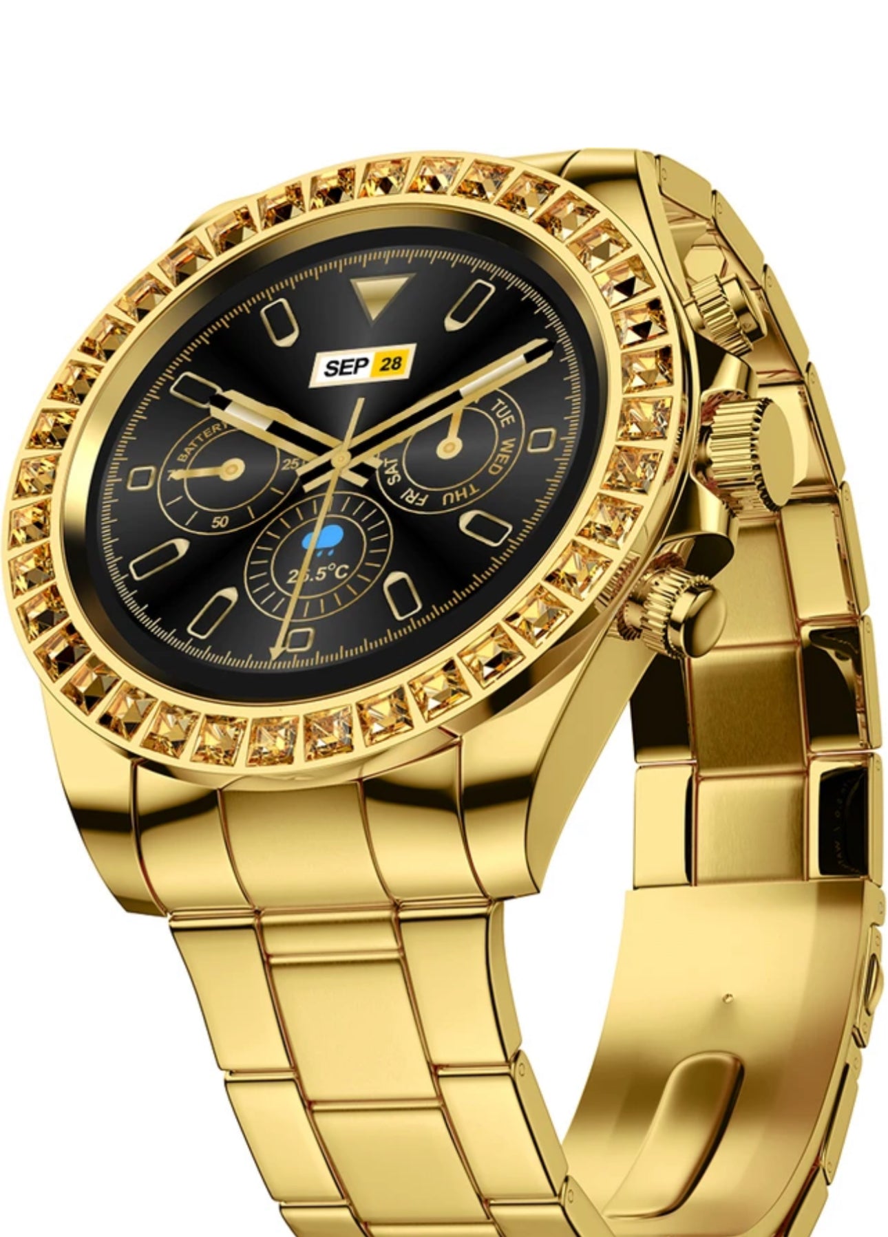 Original Fire-Boltt Blizzard Ultra 32.5mm (1.28-inch) Premium Luxury Smartwatch