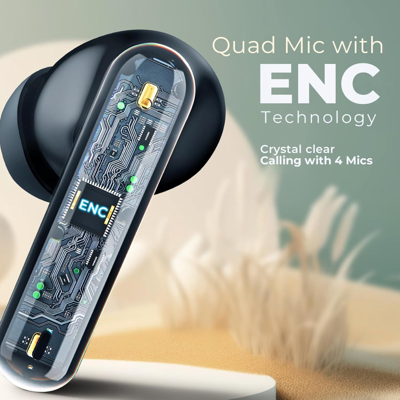 Tune XPods Beat XP Black Wireless Bluetooth Earbuds with 1 Year Brand Warranty | Original Product