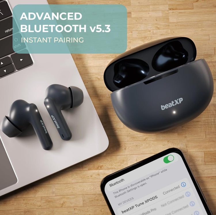 Tune XPods Beat XP charging case and earbuds