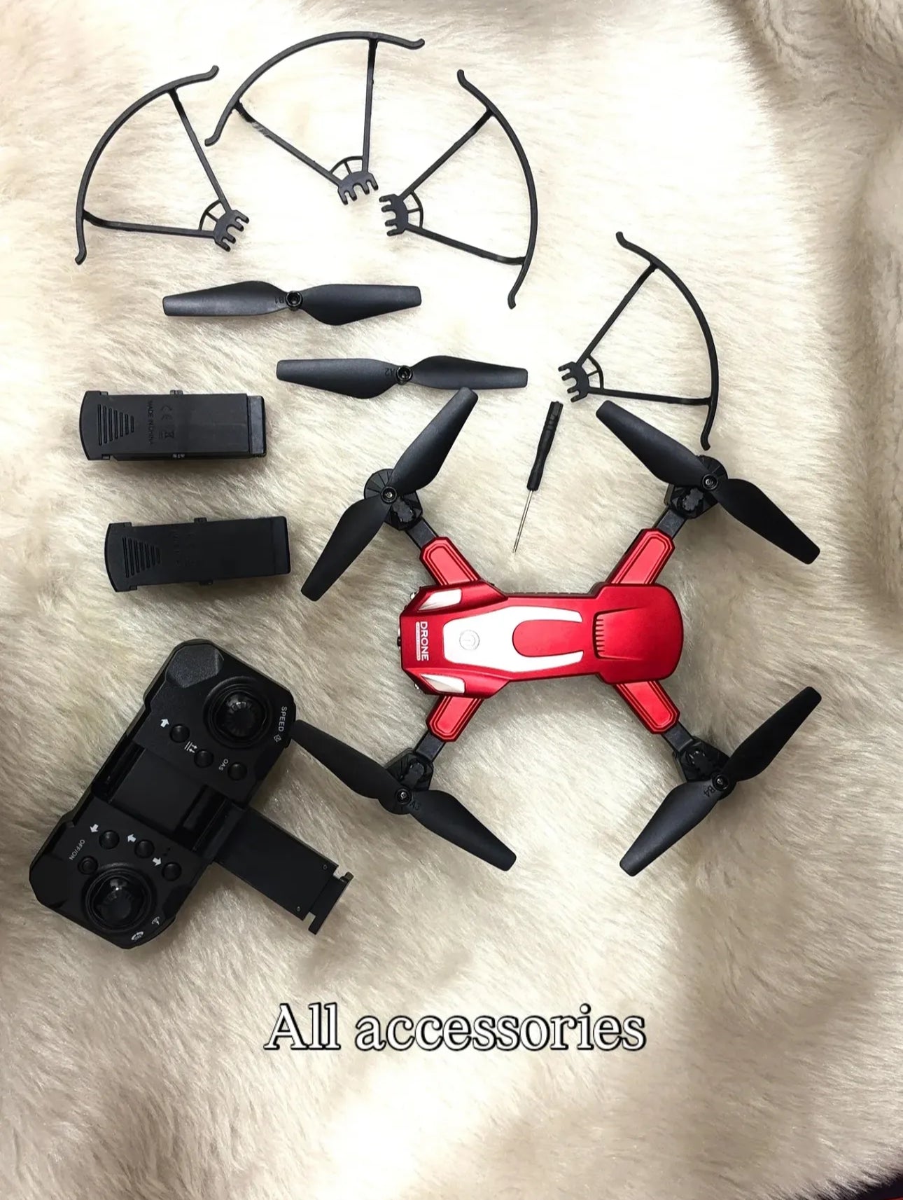 Prelium J2 Foldable HD Dual Camera Drone with Wi-Fi FPV | Brushless Motor | Optical Flow | One-Key Takeoff & Landing | Gesture Selfie | Android & iOS Support