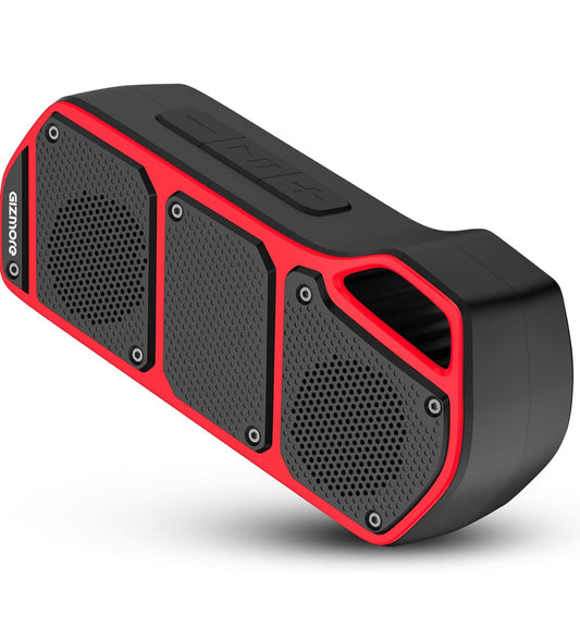 GIZMORE GIZ MS508 portable Bluetooth speaker in red