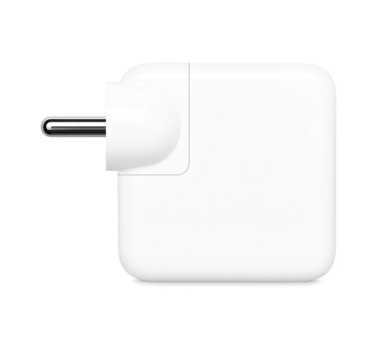 Apple 35W Dual USB-C Port Power Adapter in white — product view 5415