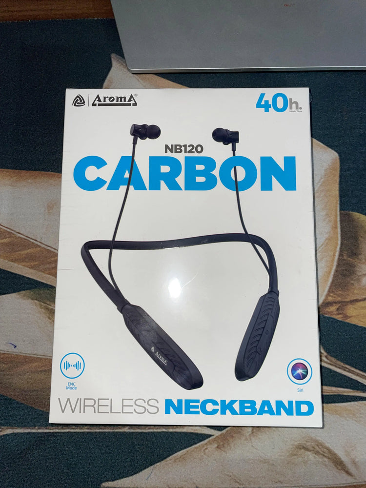 Wireless Bluetooth neckband with up to 40-hour battery – product view 2