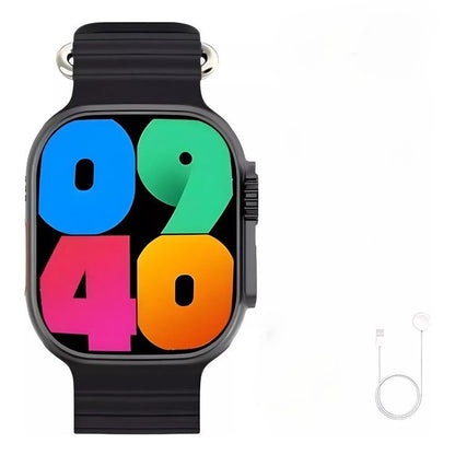 W9 Ultra Stylish Smartwatch for Men & Women | Original Bluetooth Watch with Voice Call & Wireless Charging