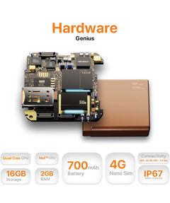 Fire-Boltt Oracle hardware overview showing 2GB RAM, 16GB storage and 700mAh battery