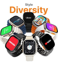 Fire-Boltt Oracle range of strap colours and styles shown for reference