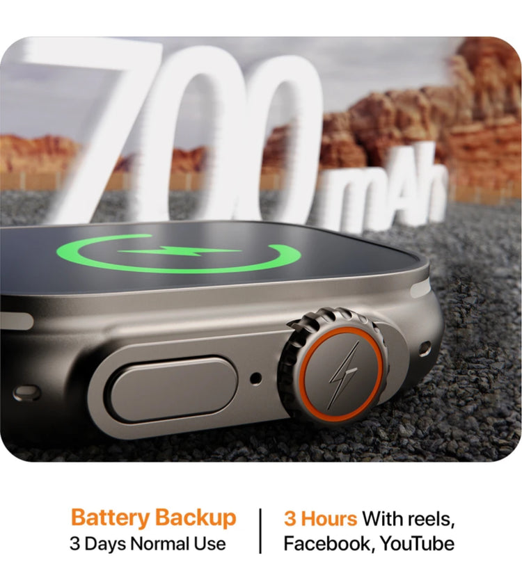Fire-Boltt Oracle 700mAh battery promotional feature illustration