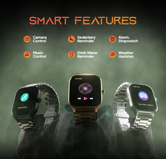 Fire-Boltt Solaris camera control, music control, reminders, alarm and weather features