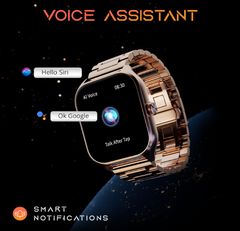 Fire-Boltt Solaris Pink smartwatch with connected voice assistant and smart notifications