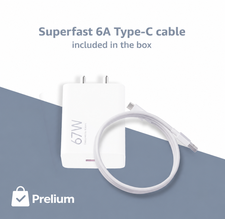 Mi Xiaomi 67W fast charger with 6A USB-C cable – product overview 12