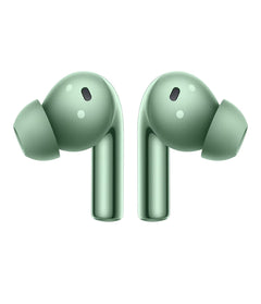 OnePlus Buds 3 green Bluetooth earbuds front view