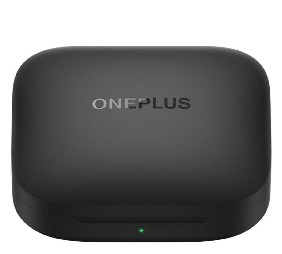 OnePlus Buds 3 grey charging case front view