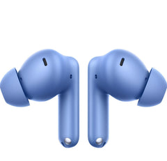 OnePlus Nord Buds 3r blue earbuds showing silicone tips and charging contacts
