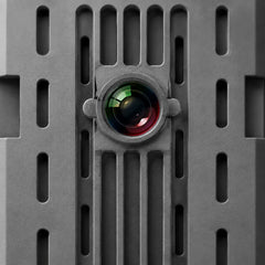 Close-up of the drone underside camera and ventilation