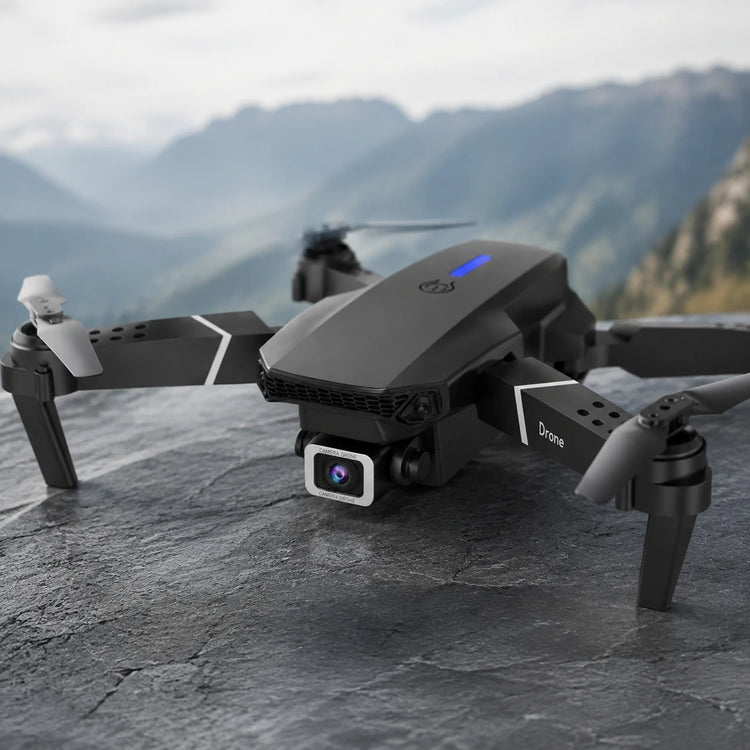 Close-up of the drone front camera